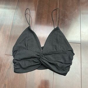 Black Twist Front Cami